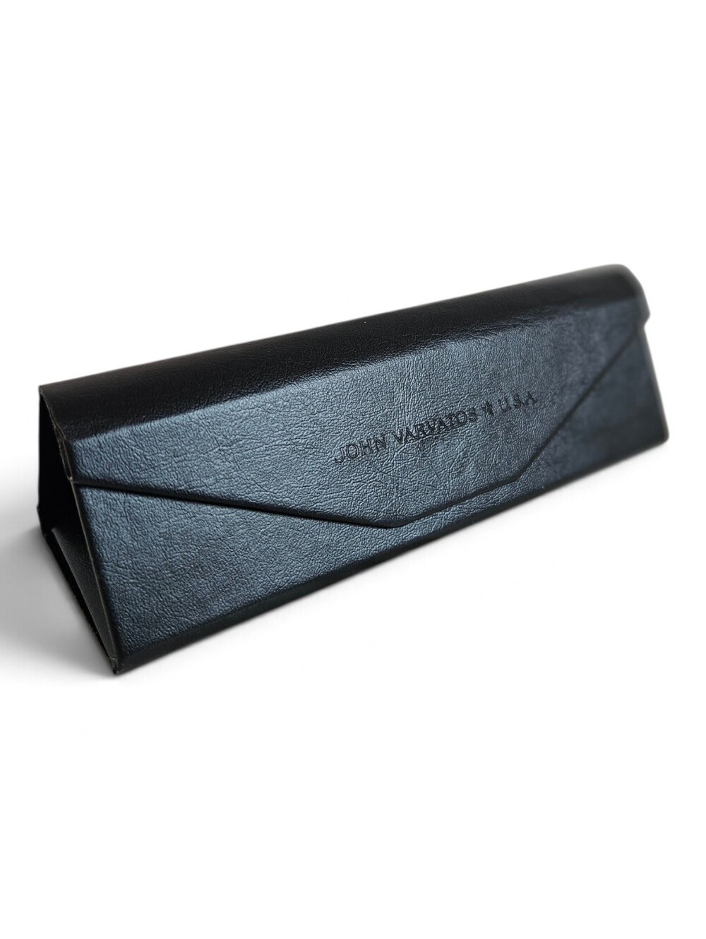 John Varvatos Star USA Eyewear Case OS Foldable Magnetic Hard Shell Black